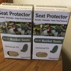 NEW IN BOX (2) Bergan Seat Protector Covers    Tan/Beige  Great for Pets!